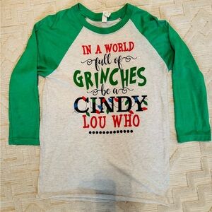 Cute Cute Christmas shirt. X small women. Only wore once.